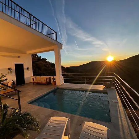فيلة Trompetilla & Casa Cactus Luxury Wellness With Pool, Yoga & Hammam For 20p In Montes De 40 Min To مالقة